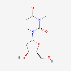 N3-METHYL-2'-DEOXYURIDINE structure, CAS 24514-32-7