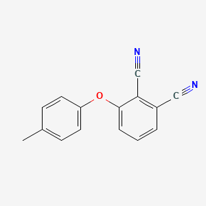 3-(4-METHYLPHENOXY)-1,2-BENZENEDICARBONITRILE structure, CAS 116965-13-0