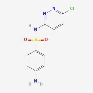SULFACHLOROPYRIDAZINE structure, CAS 80-32-0