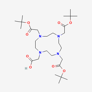 TRI-TERT-BUTYL 1 4 7 10-TETRAAZACYCLODOD structure, CAS 137076-54-1