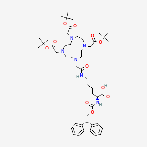 Fmoc-L-Lys-mono-amide-DOTA-tris(t-Bu ester)(B-275) structure, CAS 479081-06-6