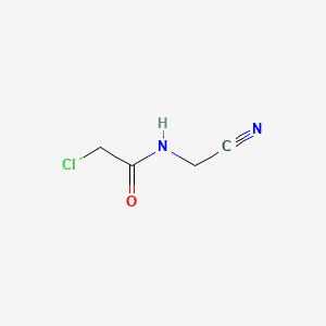 chloroacetylaminoacetonitrile structure, CAS 20301-57-9