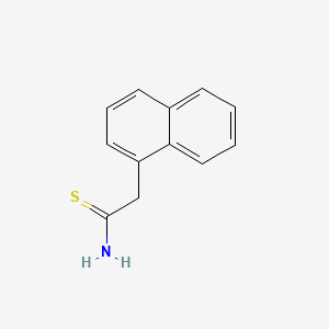 2-naphthalen-1-ylethanethioamide structure, CAS 17518-47-7