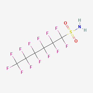 Perfluorohexanesulfonamide structure, CAS 41997-13-1