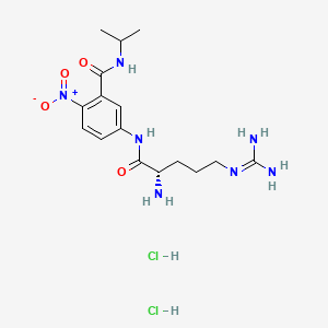 H-L-ARG-ANBAIP 2HCL structure, CAS 1272755-10-8