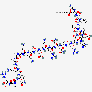 GHRELIN (HUMAN) structure, CAS 258279-04-8