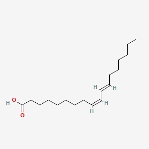 9(Z),11(E)-OCTADECADIENOIC ACID structure, CAS 2540-56-9