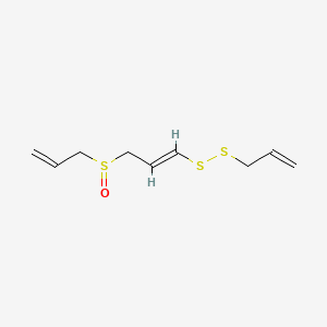 CIS-4,5,9-TRITHIADODECA-1,6,11-TRIENE-9- structure, CAS 92285-01-3