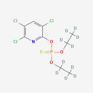 CHLORPYRIFOS D10 structure, CAS 285138-81-0
