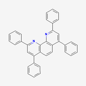 2,4,7,9-tetraphenyl-1,10-phenanthroline structure, CAS 51786-73-3