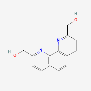 (1,10-Phenanthroline-2,9-diyl)diMethanol structure, CAS 78831-36-4