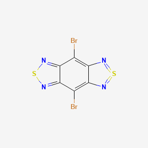 4,7-dibroMobenzo[1,2-c:4,5-c']bis([1,2,5]thiadiazole) structure, CAS 165617-59-4
