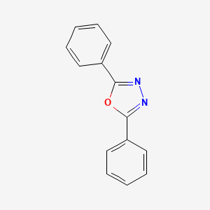 2,5-DIPHENYL-1,3,4-OXADIAZOLE structure, CAS 725-12-2