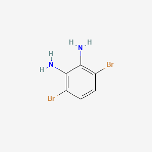 3,6-dibroMo-1,2-BenzenediaMine structure, CAS 69272-50-0