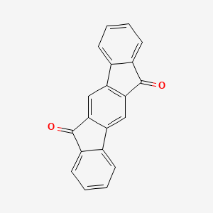 Indenofluorenedione structure, CAS 5695-13-6