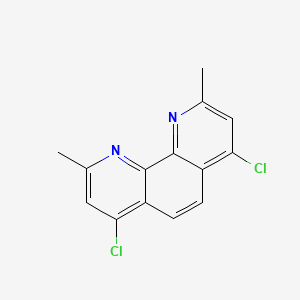 4,7-Dichloro-2,9-dimethyl-1,10-phenanthroline structure, CAS 208054-15-3