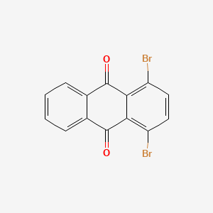 1,4-dibromo-9,10-anthraquinone structure, CAS 85392-80-9