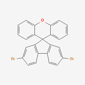 2,7-Bibromospiro[fluorene-9,9'-xanthene] structure, CAS 198142-65-3