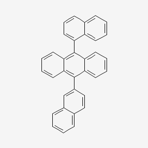 9-(1-naphthyl)-10-(2-naphthyl) anthracene structure, CAS 855828-36-3