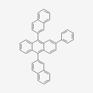 2-Phenyl-9,10-di(naphthalen-2-yl)-anthracene structure, CAS 865435-20-7