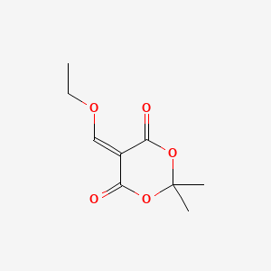 5-(ethoxyMethylene)-2,2-diMethyl-1,3-dioxane-4,6-dione structure, CAS 15568-86-2