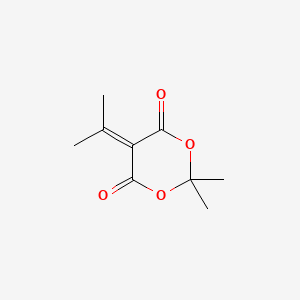 2,2-dimethyl-5-(1-methylethylidene)-1,3-dioxane-4,6-dione structure, CAS 2231-66-5