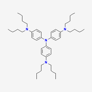 TRIS[4-(DIBUTYLAMINO)PHENYL]AMINE structure, CAS 47862-55-5