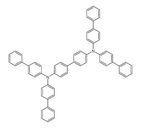 [1,1'-BIPHENYL]-4,4'-DIAMINE, N4,N4,N4',N4'-TETRAKIS([1,1'-BIPHENYL]-4-YL)- structure, CAS 164724-35-0