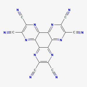 Hexaazatriphenylenehexacabonitrile structure, CAS 105598-27-4