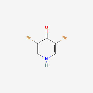 3,5-DIBROMO-4-PYRIDINOL structure, CAS 28419-11-6