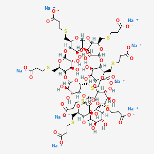 Sugammadex sodium structure, CAS 343306-79-6