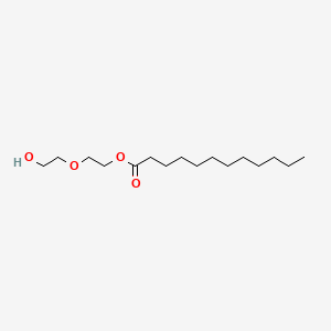 DIETHYLENE GLYCOL MONOLAURATE structure, CAS 141-20-8
