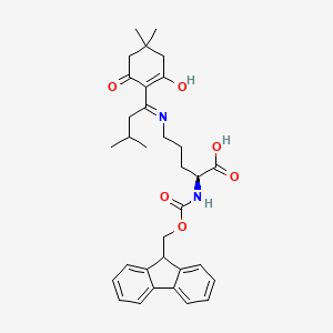 FMOC-ORN(IVDDE)-OH structure, CAS 1198321-33-3