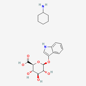3-Indolyl--D-glucuronideCyclohexylammoniumsalt structure, CAS 216971-58-3