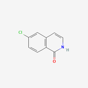 6-chloroisoquinolin-1(2H)-one structure, CAS 131002-09-0