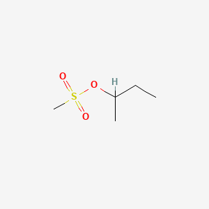 2-BUTYLMETHANESULPHONATE structure, CAS 16156-54-0