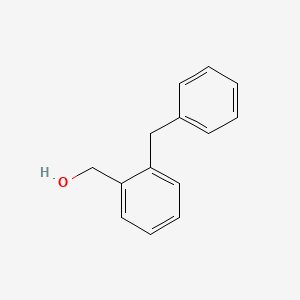 2-BENZYLBENZYL ALCOHOL structure, CAS 1586-00-1