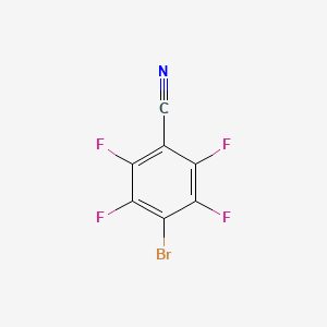 4-BROMO-2,3,5,6-TETRAFLUOROBENZONITRILE structure, CAS 17823-40-4