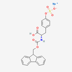 FMOC-TYR(SO3H)-OH SODIUM SALT structure, CAS 106864-37-3