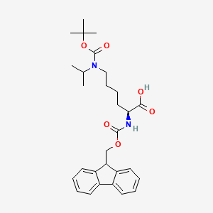 FMOC-LYS(BOC)(ISOPROPYL)-OH structure, CAS 201003-48-7