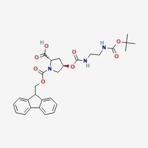 FMOC-L-HYP(BOM)-OH structure, CAS 187223-15-0