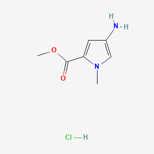 4-AMINO-1-METHYL-1H-PYRROLE-2-CARBOXYLIC ACID-METHYL ESTER HCL structure, CAS 180258-45-1
