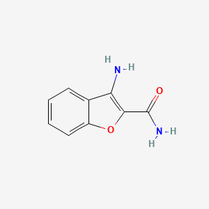 3-AMINOBENZOFURAN-2-CARBOXAMIDE structure, CAS 54802-10-7