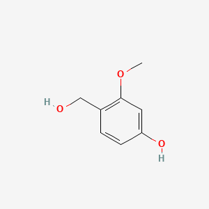 4-HYDROXY-2-METHOXYBENZYL ALCOHOL structure, CAS 119138-29-3