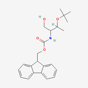 FMOC-L-THR(TBU)-OL structure, CAS 438239-28-2