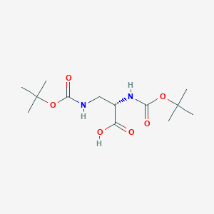 BOC-L-DPA(BOC)-OH structure, CAS 88971-40-8