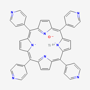 OXO[5,10,15,20-TETRA(4-PYRIDYL)PORPHINATO]TITANIUM(IV) structure, CAS 105250-49-5