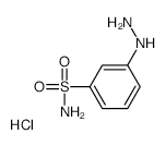 3-Hydrazino-benzenesulfonamide hydrochloride structure, CAS 1220039-75-7