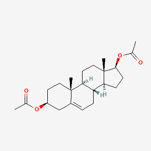 ANDROSTENEDIOL DIACETATE structure, CAS 2099-26-5