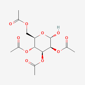 2,3,4,6-Tetra-O-acetyl-a-D-mannopyranose structure, CAS 22860-22-6